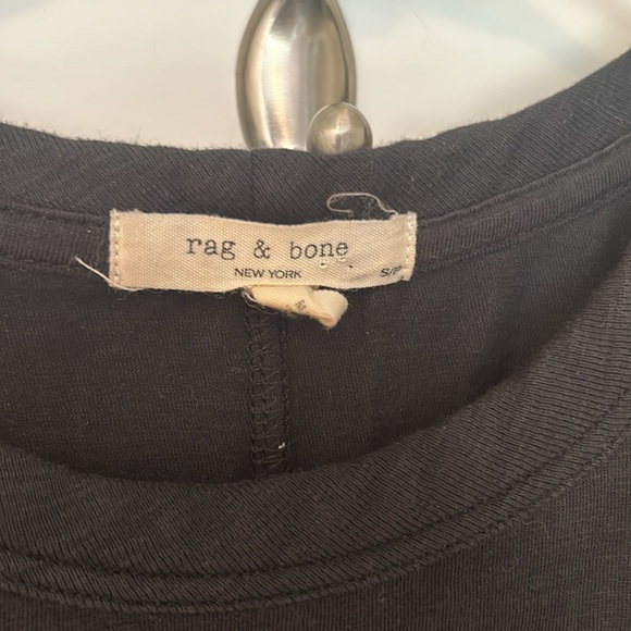 Rag & Bone Scattered Heart Tee in Black small - Picture 4 of 5